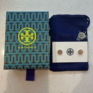 Tory Burch | Miller Pavé Stud - Tory Gold/Crystal